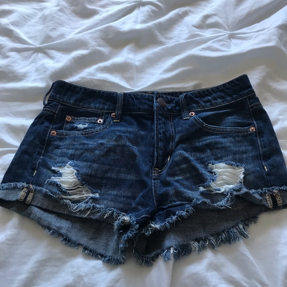 american eagle jean shorts